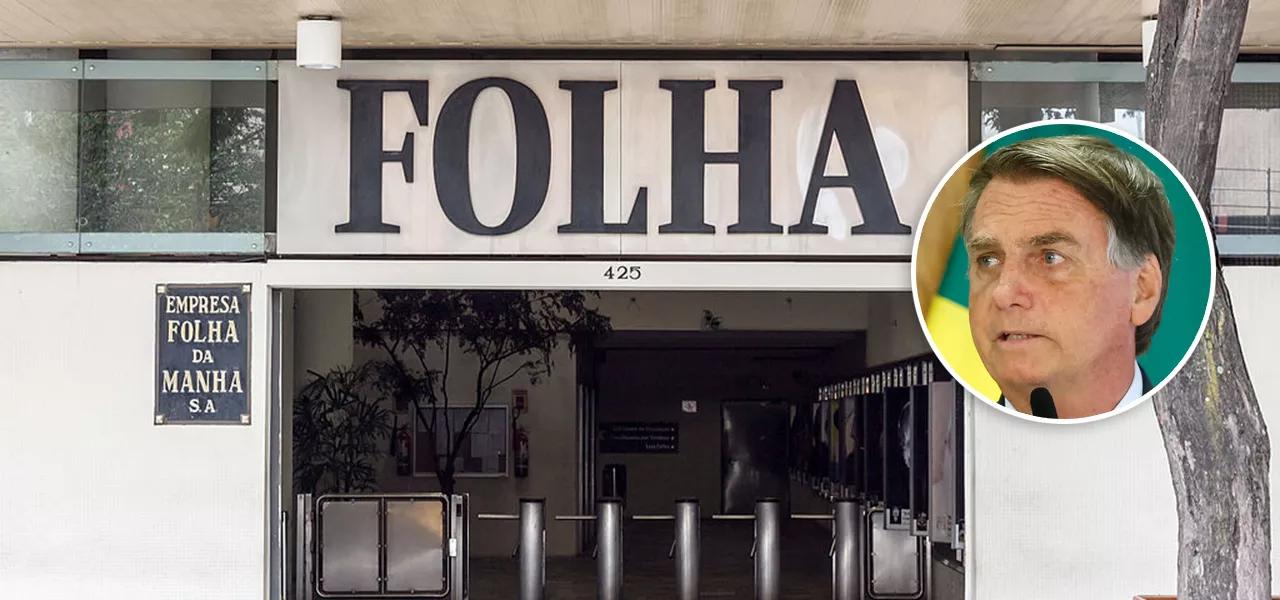 Jornal Folha de S.Paulo y Jair Bolsonaro Jornal Folha de S.Paulo y Jair Bolsonaro