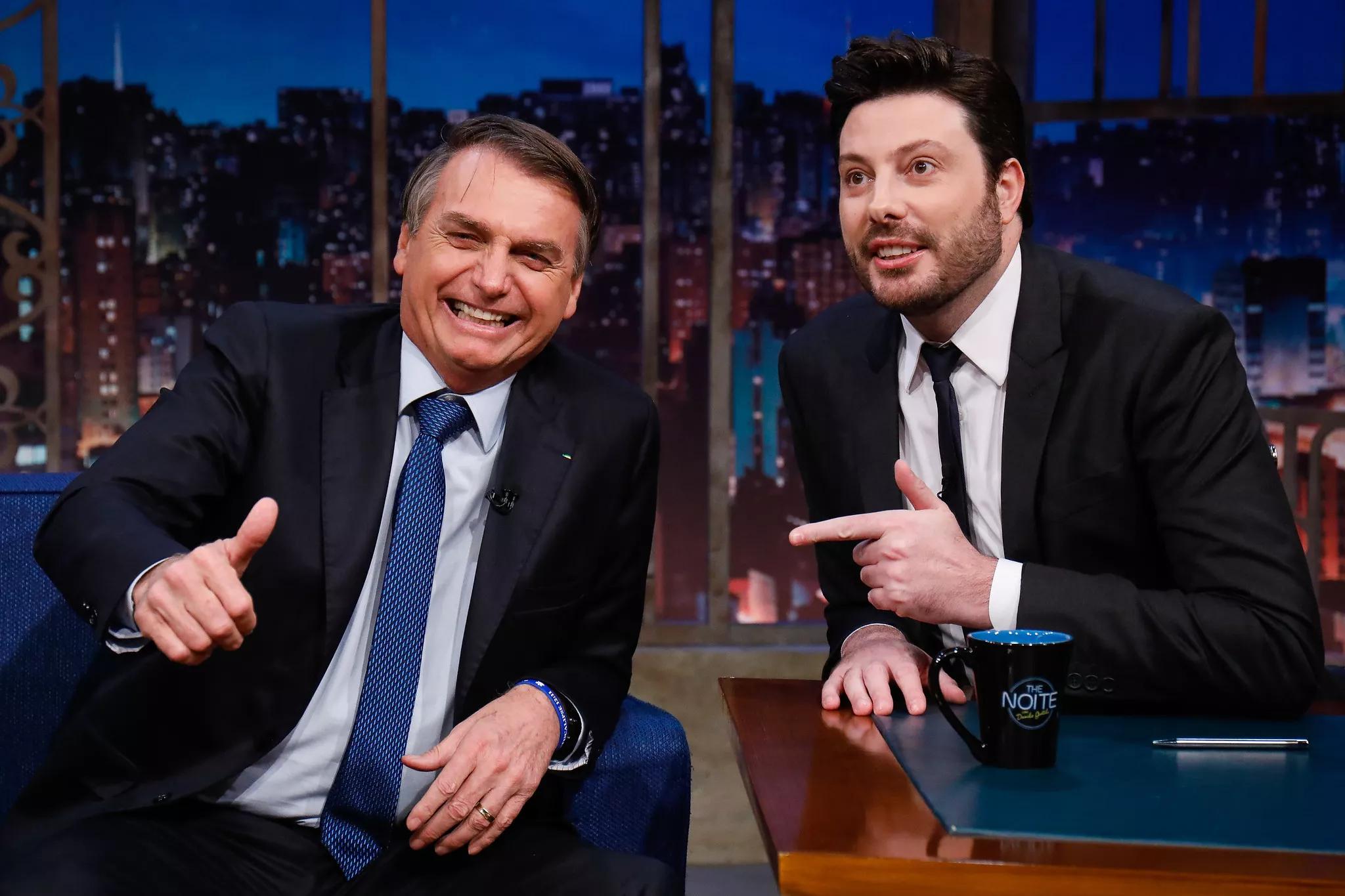 Jair Bolsonaro e Danilo Gentili