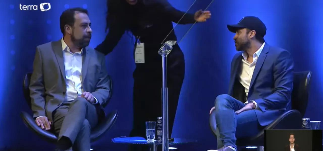 Guilherme Boulos e Pablo Marçal Guilherme Boulos e Pablo Marçal