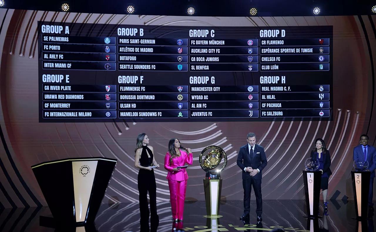 Sorteio dos grupos do Mundial de Clubes de 2025