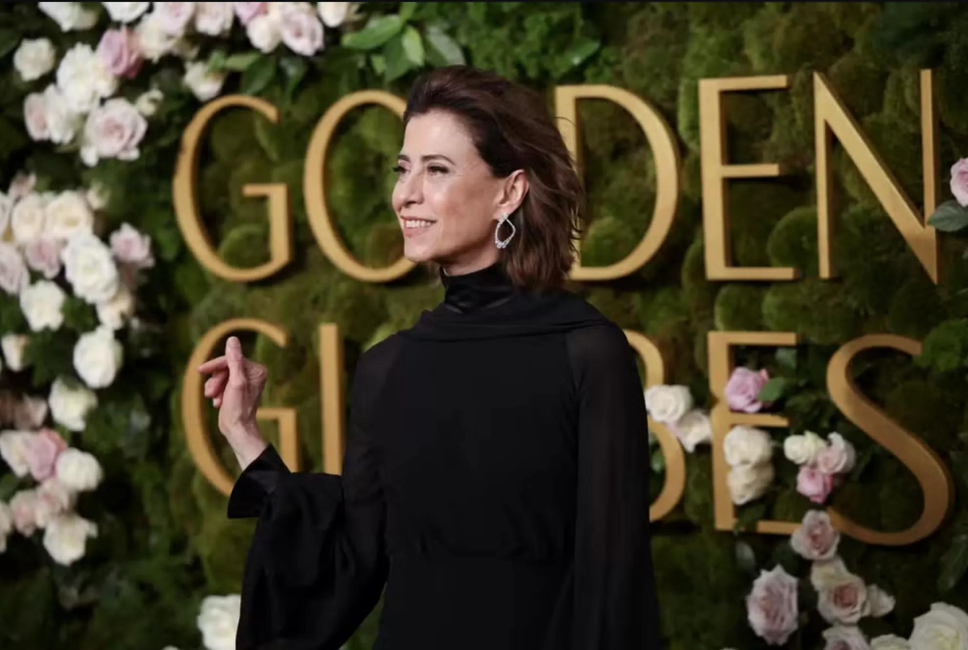 Fernanda Torres na premiação do Globo de Ouro