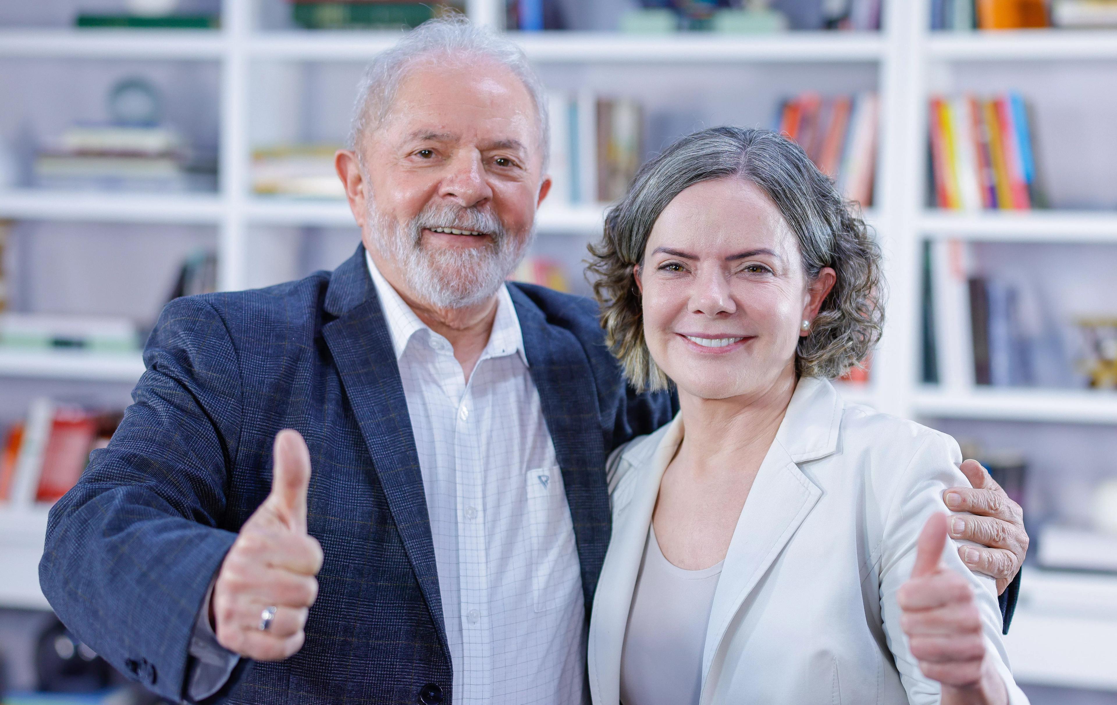 Lula e Gleisi Hoffmann Lula e Gleisi Hoffmann