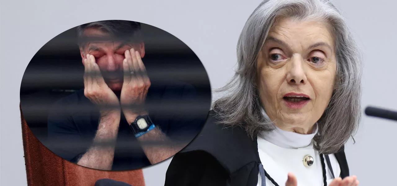 Jair Bolsonaro e Cármen Lúcia Jair Bolsonaro e Cármen Lúcia