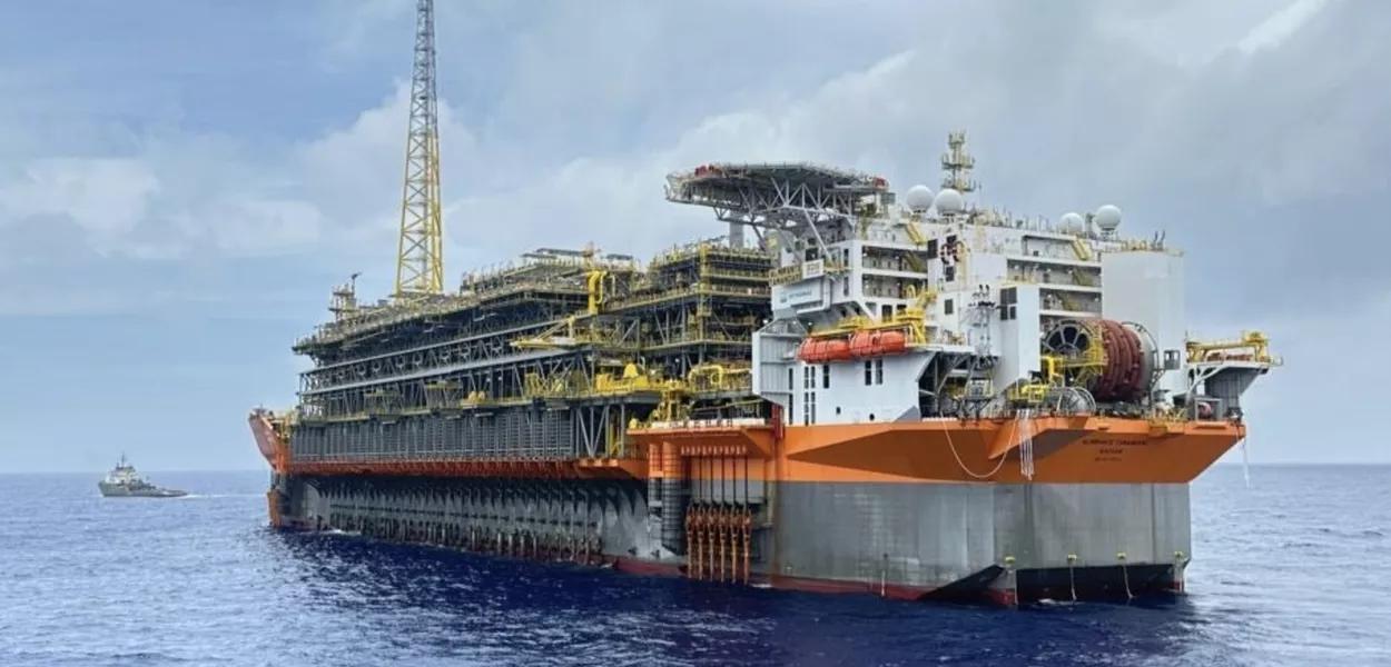 Plataforma da Petrobras em Búzios Plataforma da Petrobras em Búzios