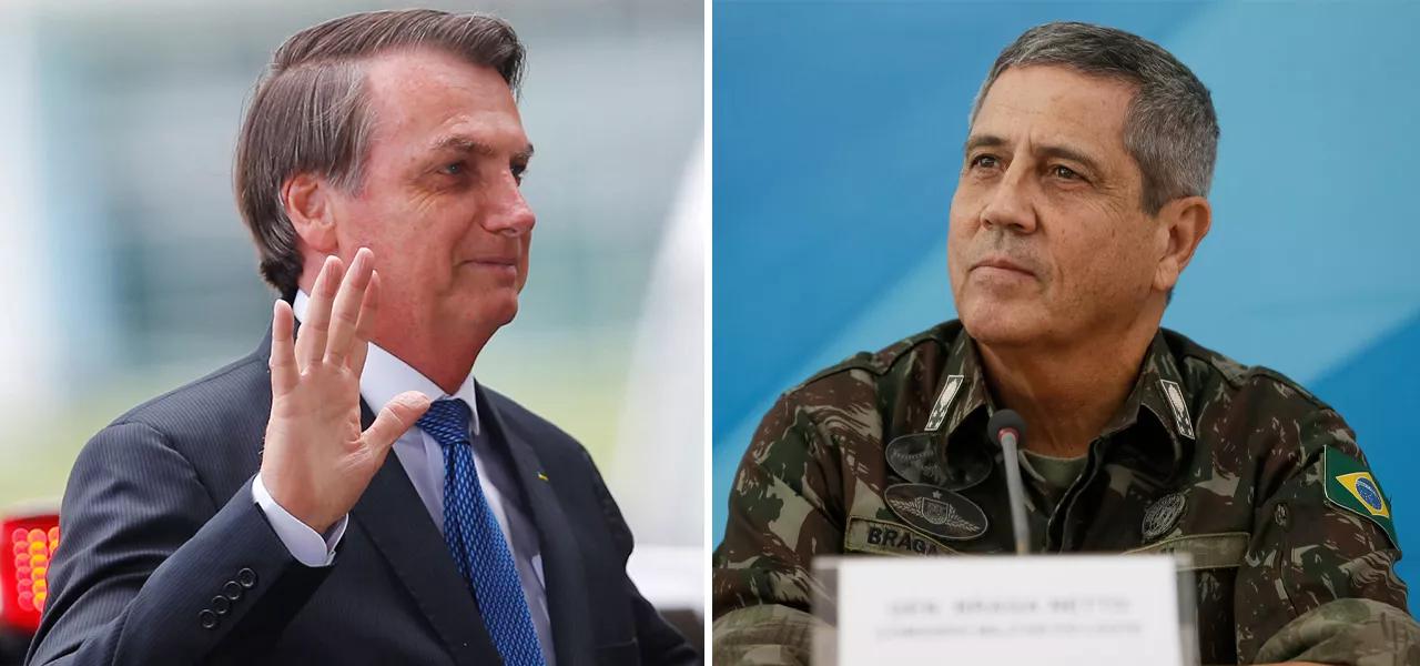 Jair Bolsonaro e General Braga Netto