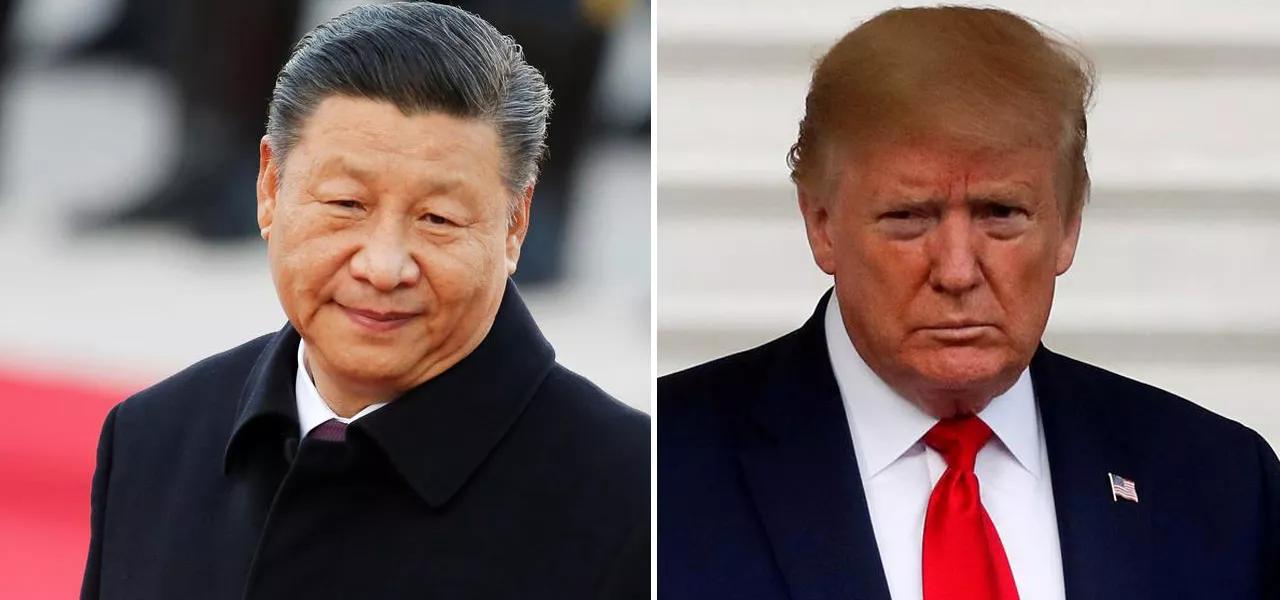 Presidentes da China, Xi Jinping, e dos EUA, Donald Trump Presidentes da China, Xi Jinping, e dos EUA, Donald Trump
