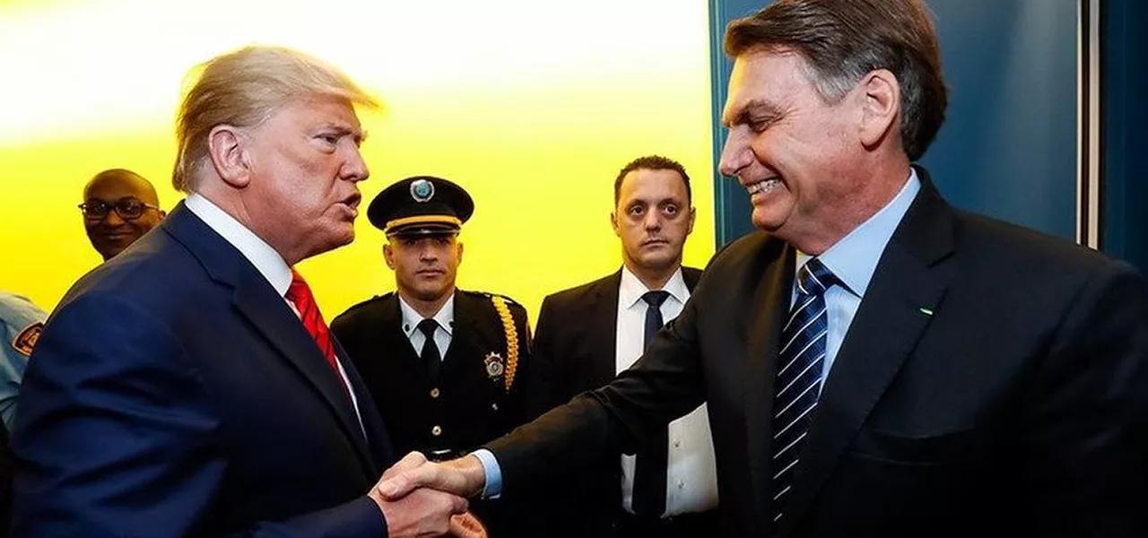 Donald Trump e Jair Bolsonaro Donald Trump e Jair Bolsonaro
