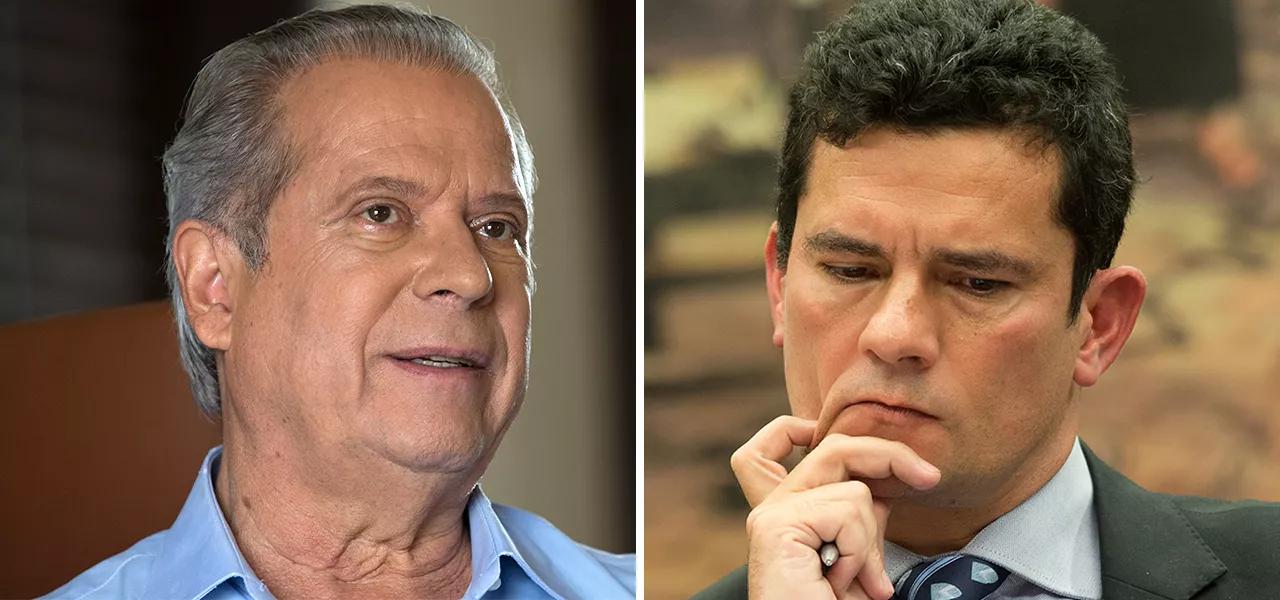 José Dirceu e Sérgio Moro José Dirceu e Sérgio Moro