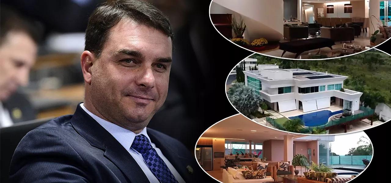 Flávio Bolsonaro | mansão de R$ 6 milhões em Brasília