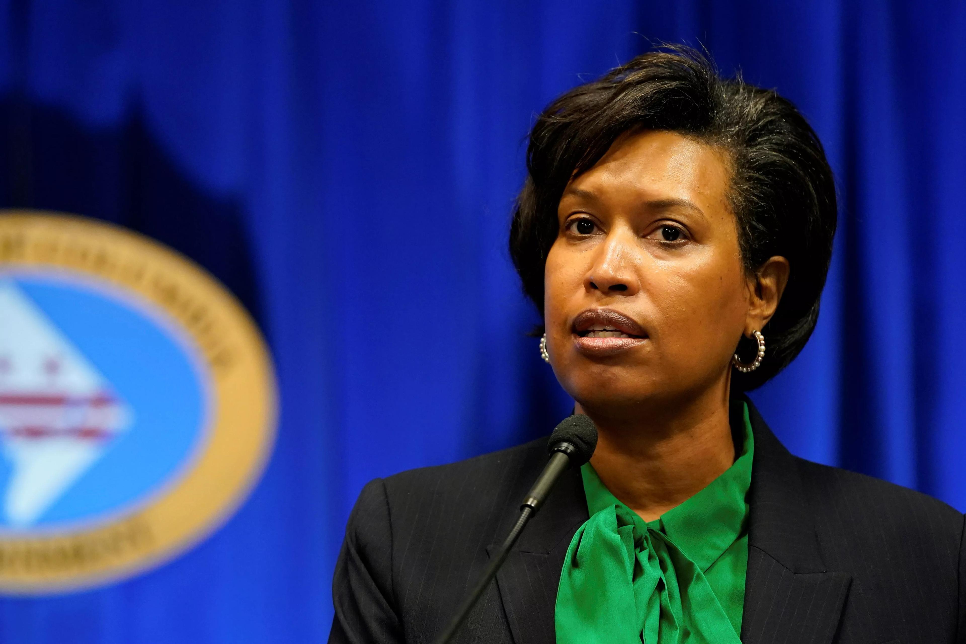 Muriel Bowser, prefeita de Washington Muriel Bowser, prefeita de Washington