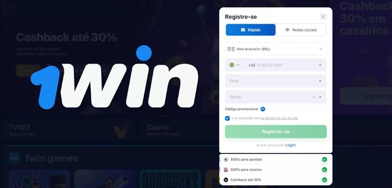 1win casino login