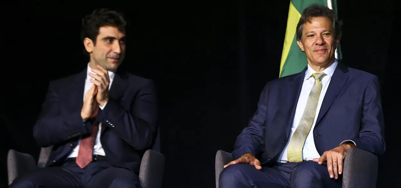 Gabriel Galípolo (à esq.) e Fernando Haddad Gabriel Galípolo (à esq.) e Fernando Haddad