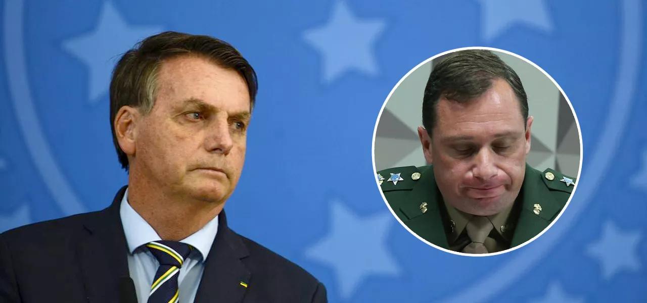 Jair Bolsonaro e Mauro Cid