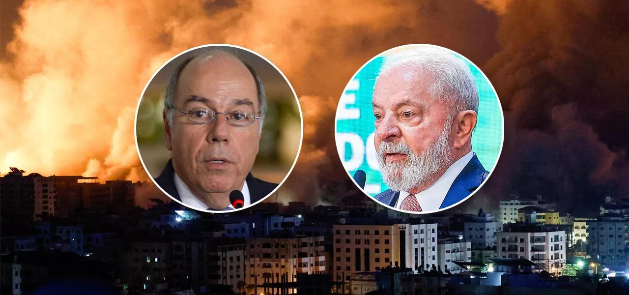 Mauro Vieira, Lula e bombardeio ao fundo Mauro Vieira, Lula e bombardeio ao fundo