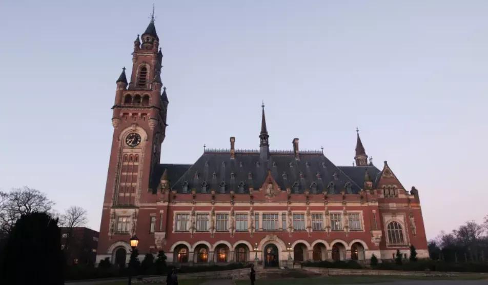 Corte Internacional de Justiça, em Haia, Holanda Corte Internacional de Justiça, em Haia, Holanda