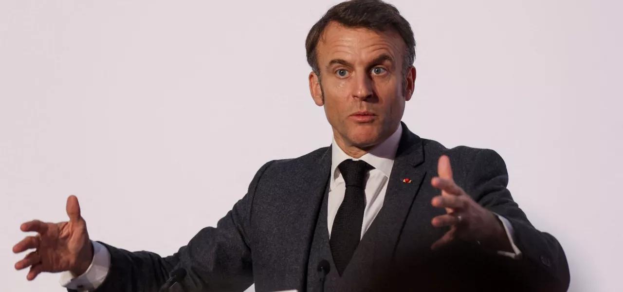 Presidente francês, Emmanuel Macron Presidente francês, Emmanuel Macron