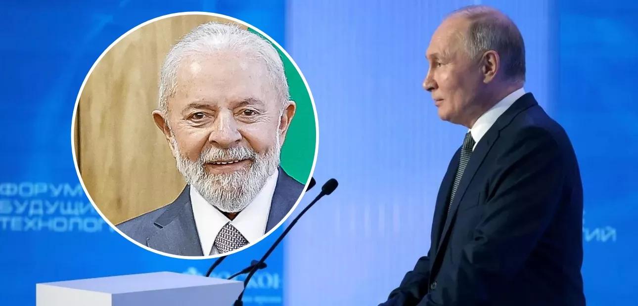 Presidente Lula e Vladimir Putin Presidente Lula e Vladimir Putin