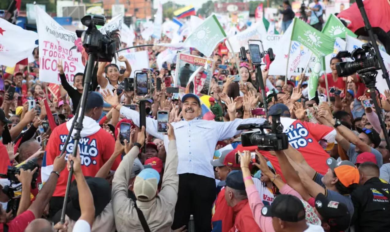 Nicolás Maduro durante campanha eleitoral na Venezuela, em 21 de julho de 2024 Nicolás Maduro durante campanha eleitoral na Venezuela, em 21 de julho de 2024