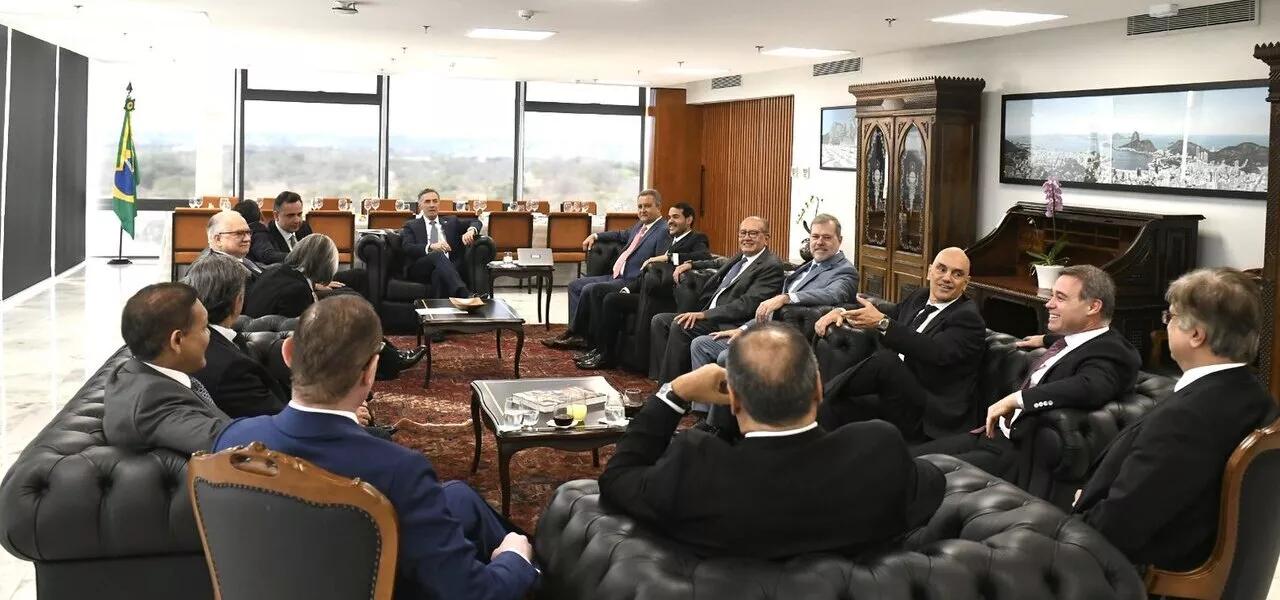 Encontro entre ministros do STF, do governo Lula, Rodrigo Pacheco e Arthur Lira Encontro entre ministros do STF, do governo Lula, Rodrigo Pacheco e Arthur Lira