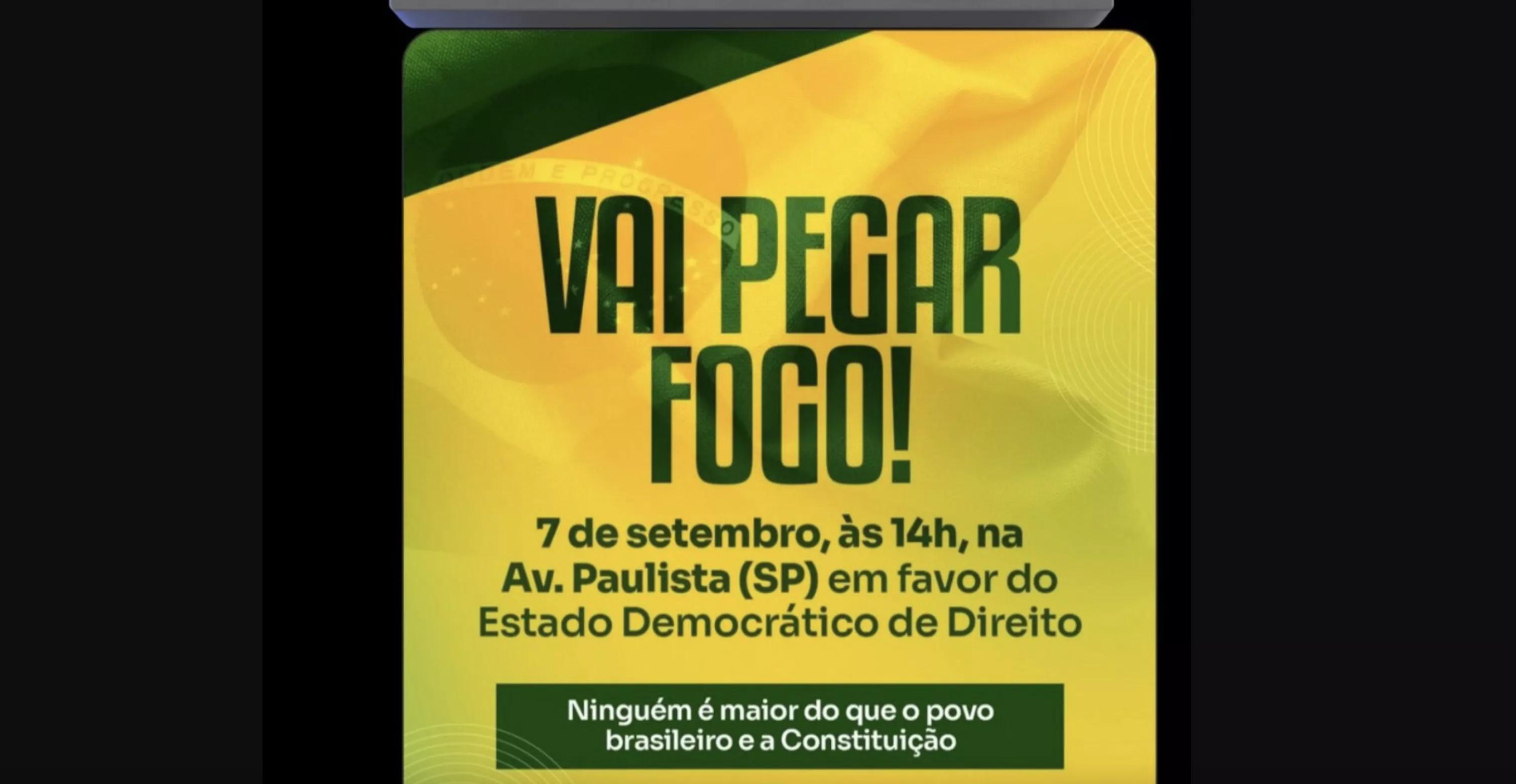 Vai pegar fogo – ato convocado por Silas Malafaia