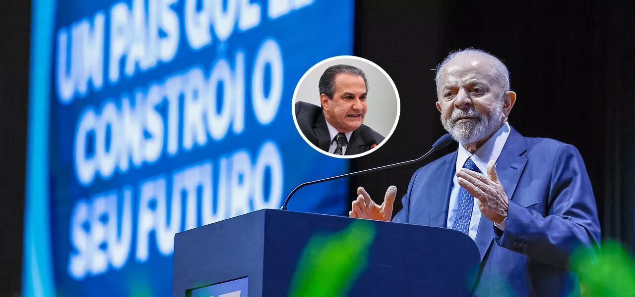 Silas Malafaia (círculo) e Lula