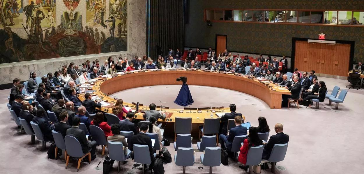Reunião do Conselho de Segurança da ONU Reunião do Conselho de Segurança da ONU