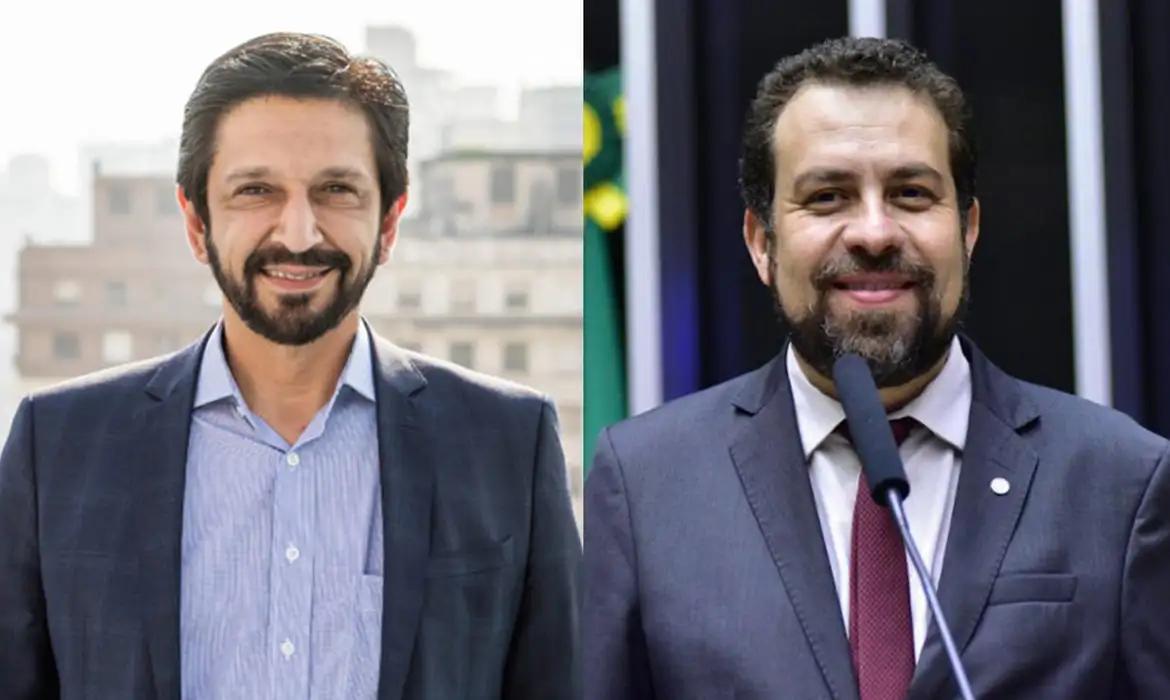 Ricardo Nunes e Guilherme Boulos Ricardo Nunes e Guilherme Boulos