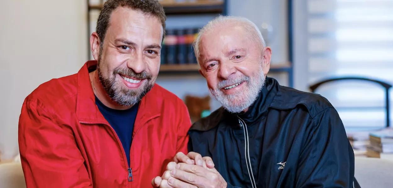 Guilherme Boulos e Lula Guilherme Boulos e Lula