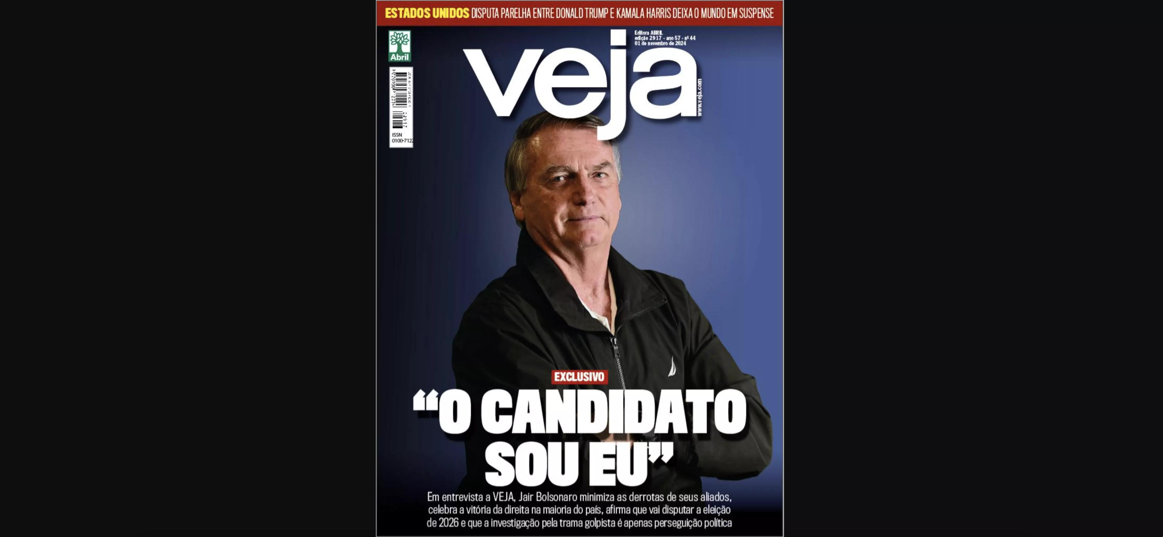 Jair Bolsonaro na capa de Veja