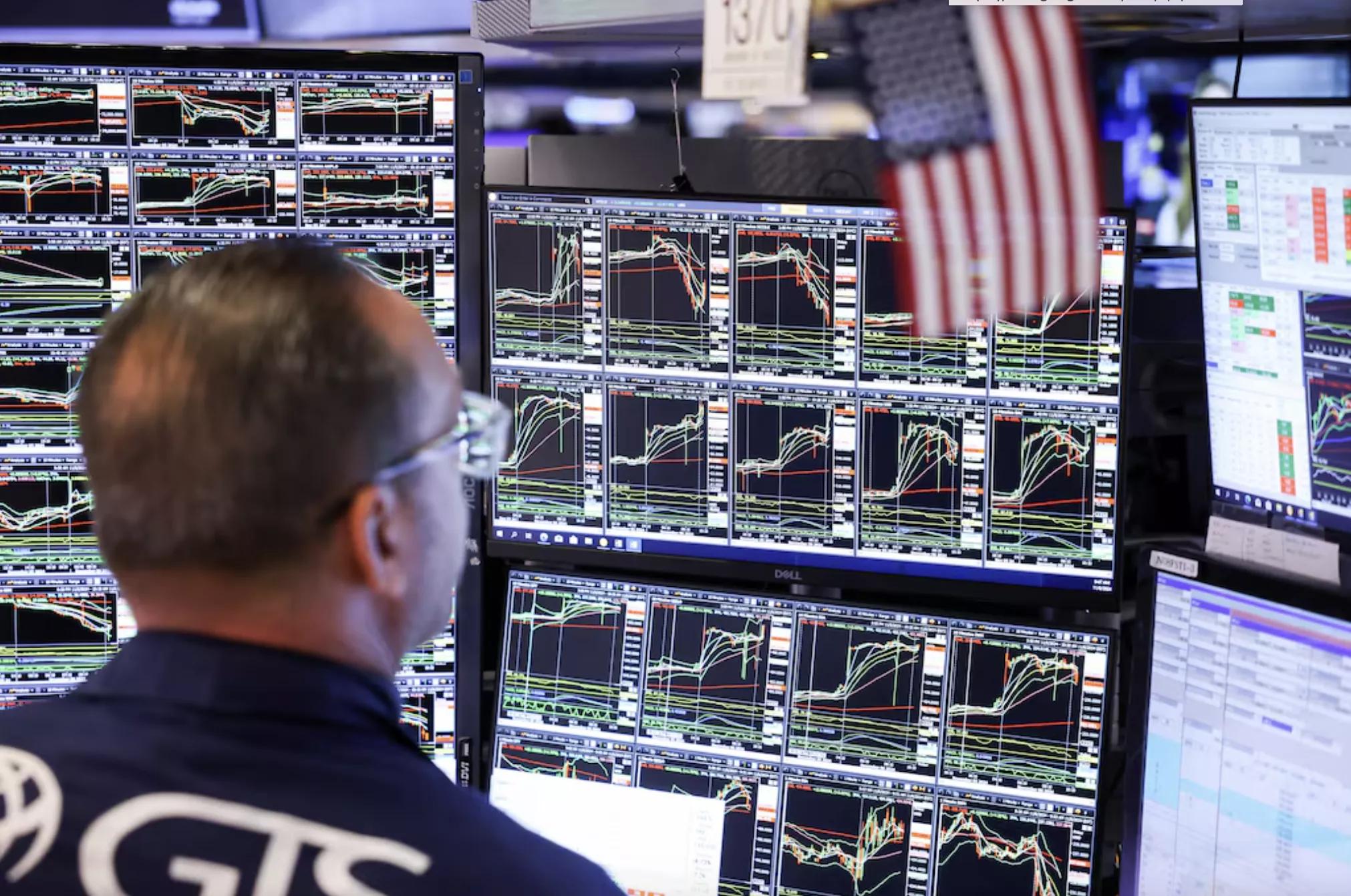 Operador de mercado em Wall Street Operador de mercado em Wall Street