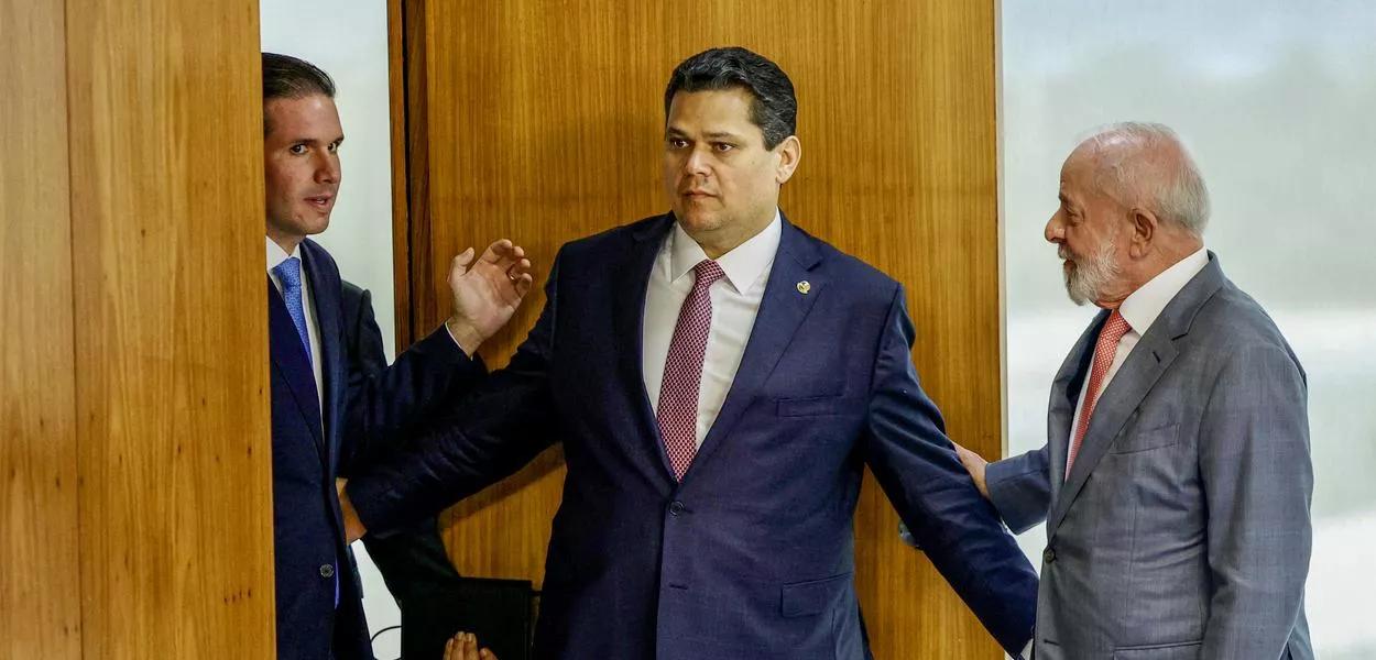 Hugo Motta, Davi Alcolumbre e Lula