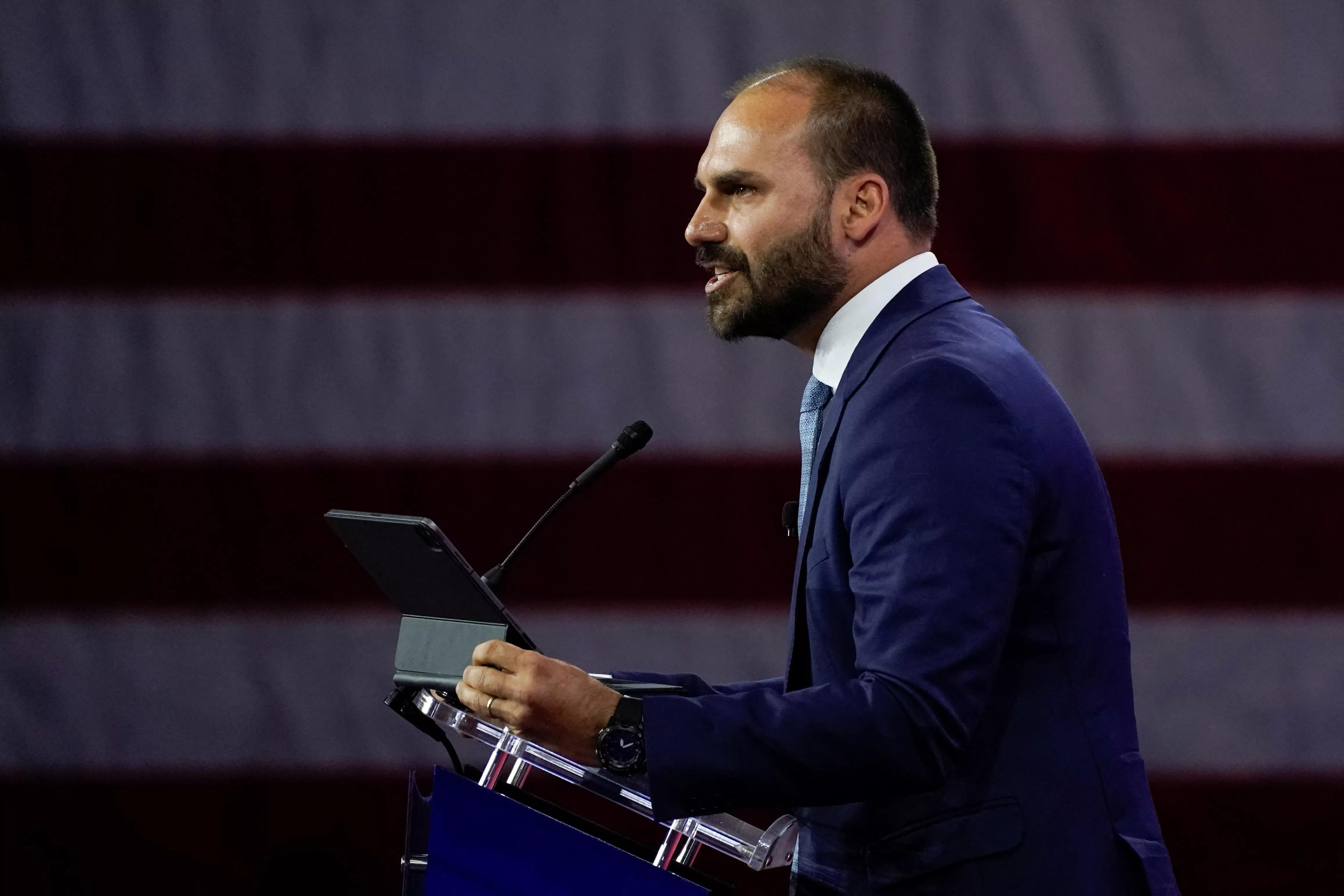 Deputado Eduardo Bolsonaro - 24/02/2024
Deputado Eduardo Bolsonaro - 24/02/2024