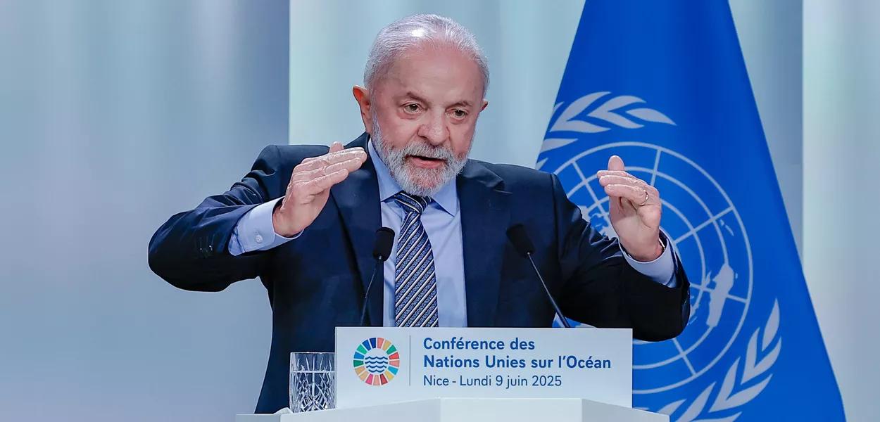 Lula durante sessão de abertura da III Conferência das Nações Unidas sobre os Oceanos (UNOC 3)
Foto: Ricardo Stuckert / PR Lula durante sessão de abertura da III Conferência das Nações Unidas sobre os Oceanos (UNOC 3)
Foto: Ricardo Stuckert / PR