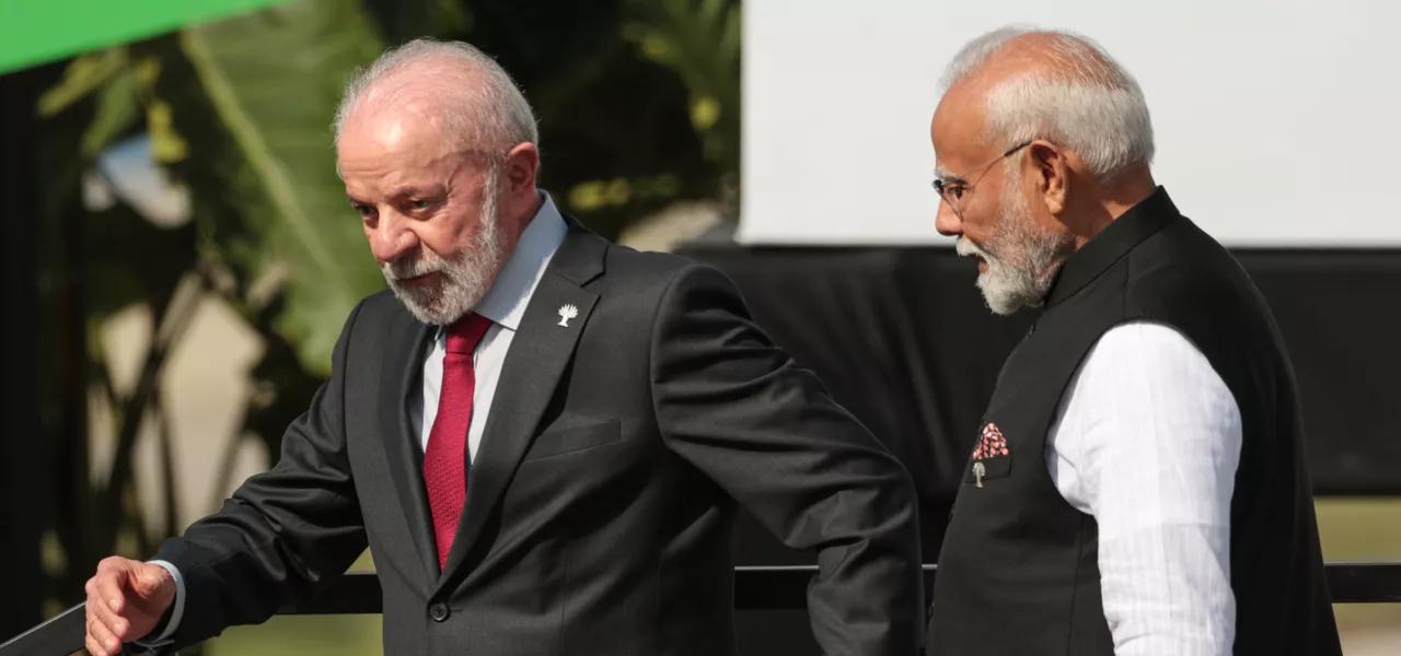 Lula e Narendra Modi Lula e Narendra Modi