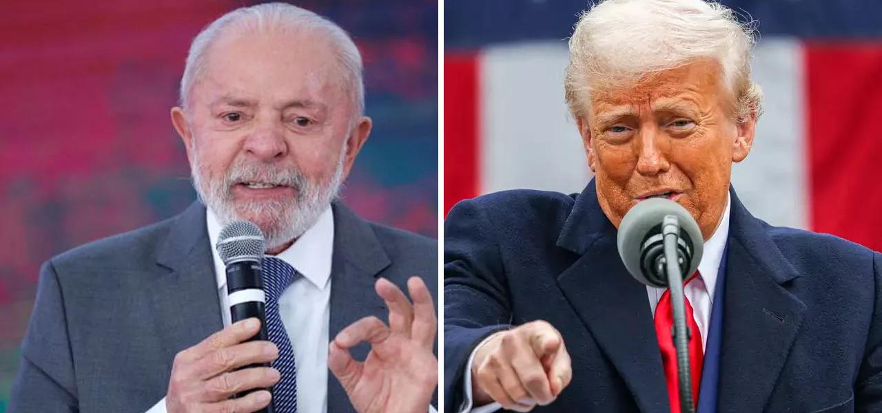 Lula e Donald Trump Lula e Donald Trump