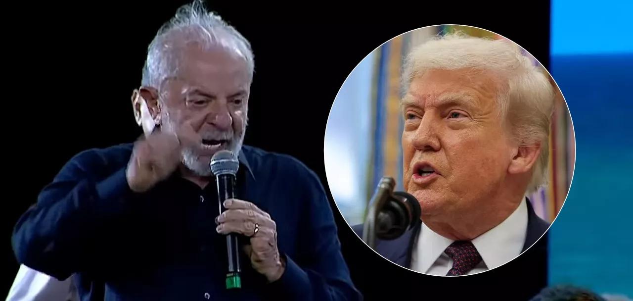 Lula e Donald Trump Lula e Donald Trump