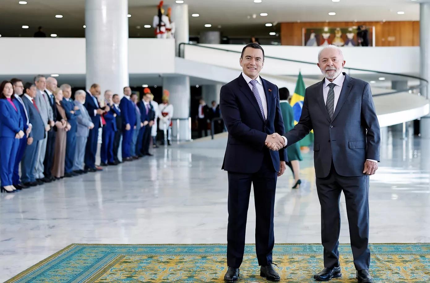 Daniel Noboa e Lula Daniel Noboa e Lula