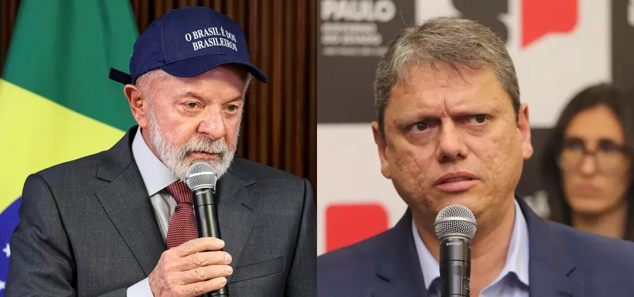 Lula e Tarcísio de Freitas Lula e Tarcísio de Freitas