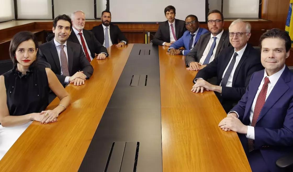 Diretoria do Banco Central, que compõem o Comitê de Política Monetária, posa para foto Diretoria do Banco Central, que compõem o Comitê de Política Monetária, posa para foto