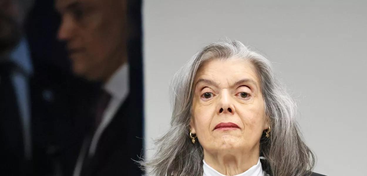 Brasília (DF), 11/09/2025 - A ministra Cármen Lúcia durante sessão na Primeira Turma do Supremo Tribunal Federal (STF), que realiza o quinto dia de julgamento dos réus do núcleo 1 da trama golpista, formado pelo ex-presidente Jair Bolsonaro e mais sete aliados Brasília (DF), 11/09/2025 - A ministra Cármen Lúcia durante sessão na Primeira Turma do Supremo Tribunal Federal (STF), que realiza o quinto dia de julgamento dos réus do núcleo 1 da trama golpista, formado pelo ex-presidente Jair Bolsonaro e mais sete aliados