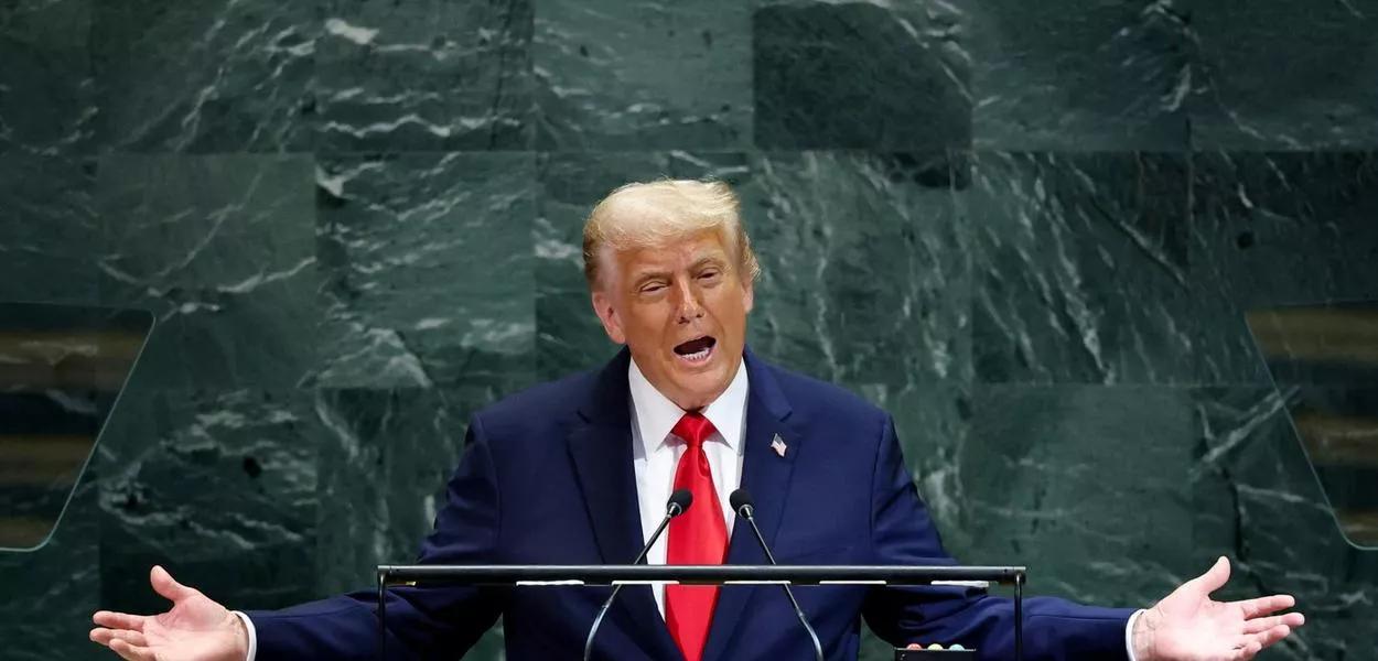 Donald Trump em discurso na ONU
23/9/2025 Donald Trump em discurso na ONU
23/9/2025