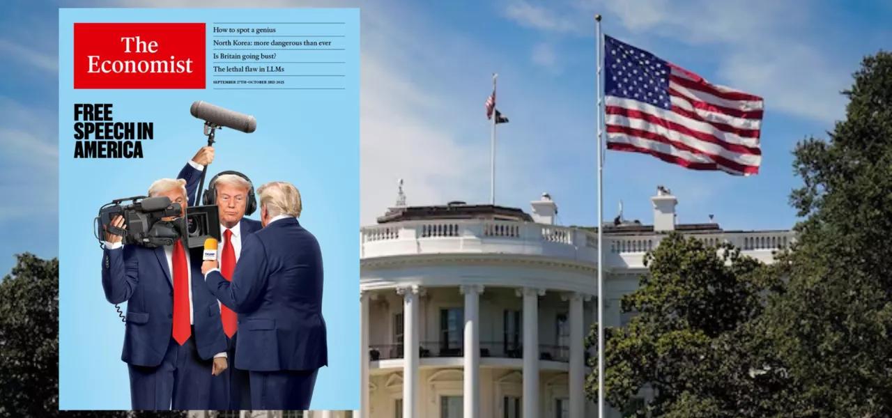 The Economist escancara censura de Trump nos EUA The Economist escancara censura de Trump nos EUA