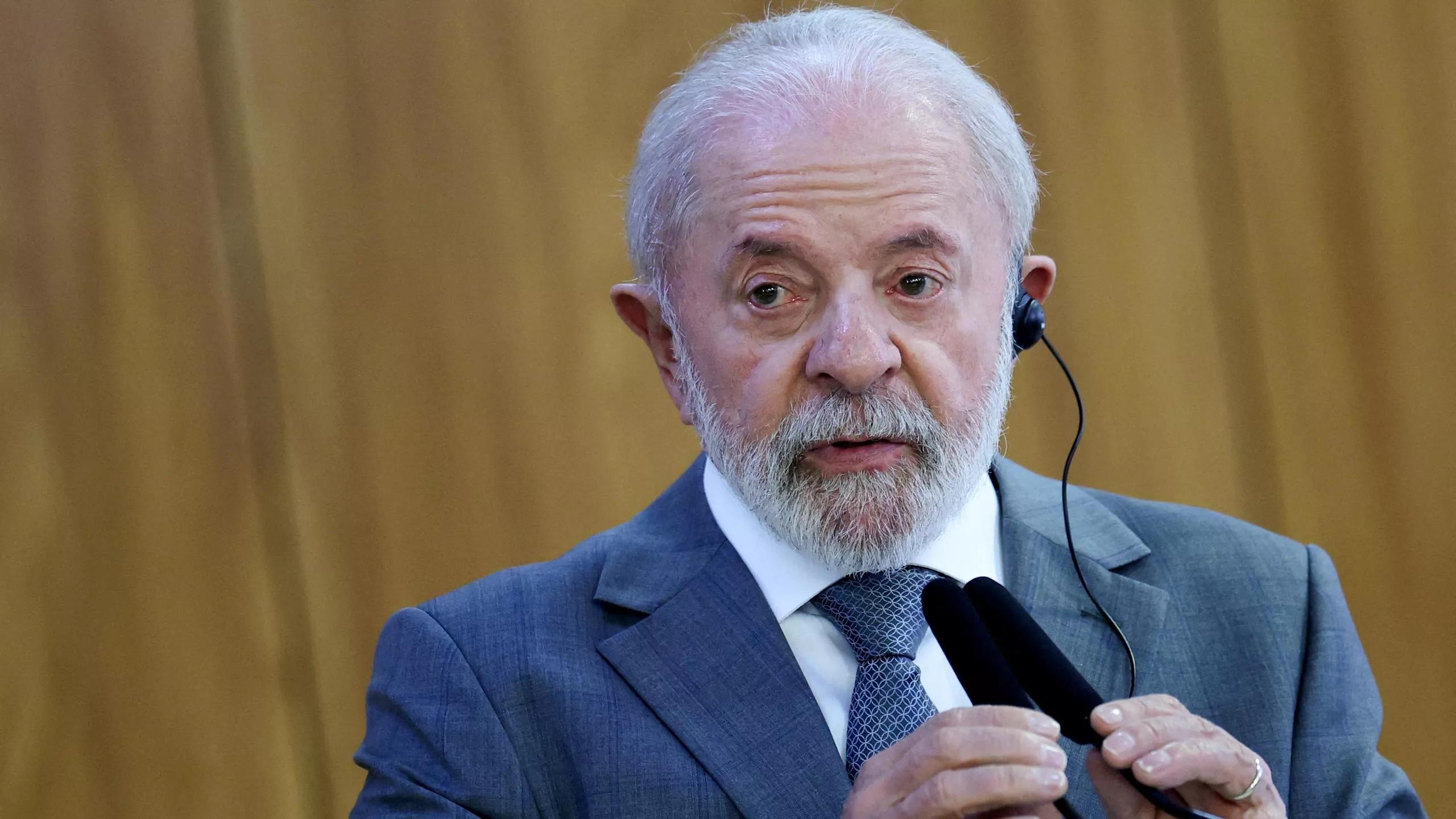 O presidente Luiz Inácio Lula da Silva, em Brasília O presidente Luiz Inácio Lula da Silva, em Brasília