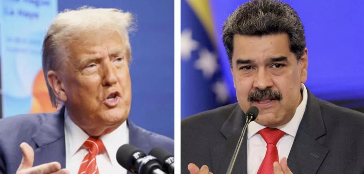 Donald Trump e Nicolás Maduro Donald Trump e Nicolás Maduro