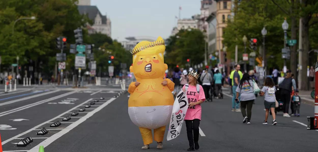 Protesto contra Trump nos EUA Protesto contra Trump nos EUA