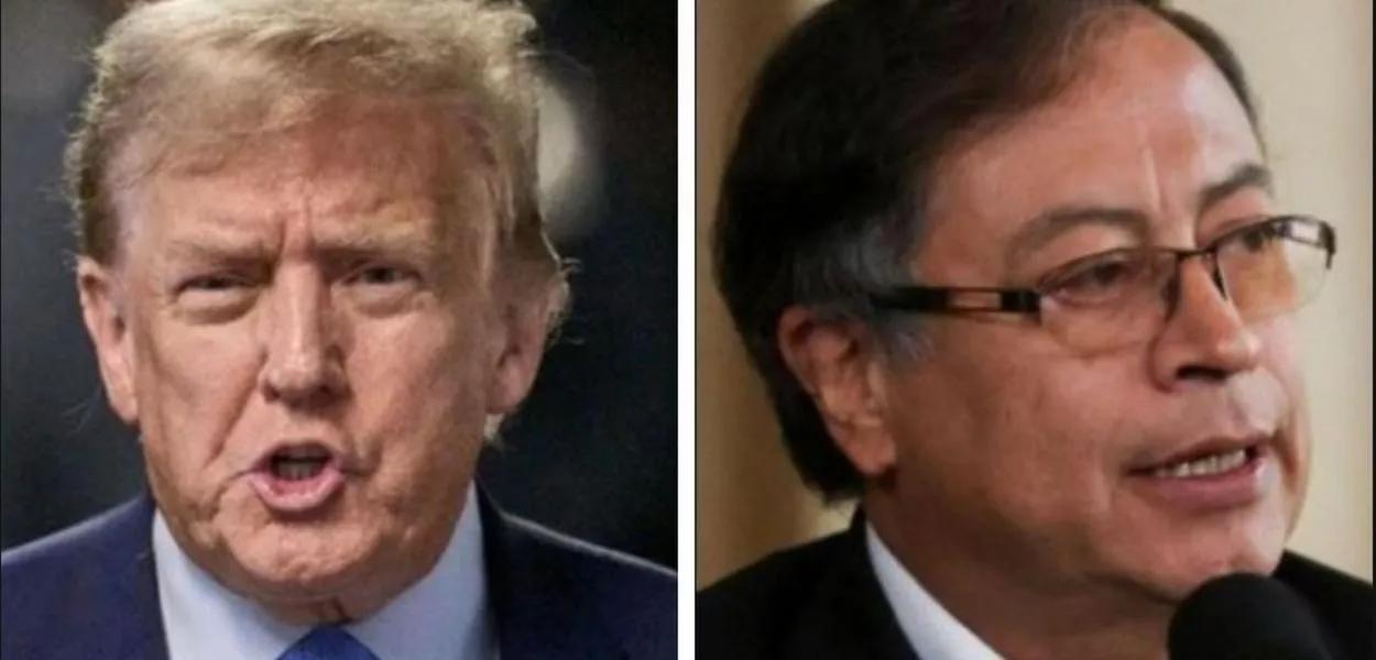Donald Trump e Gustavo Petro