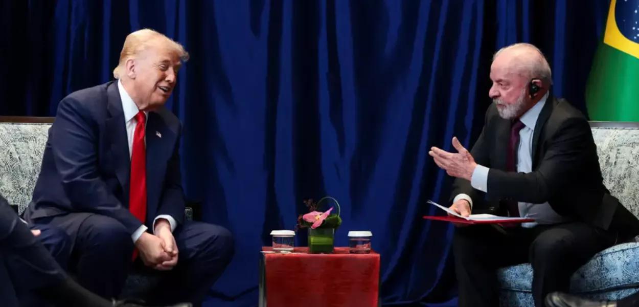 Trump e Lula Trump e Lula