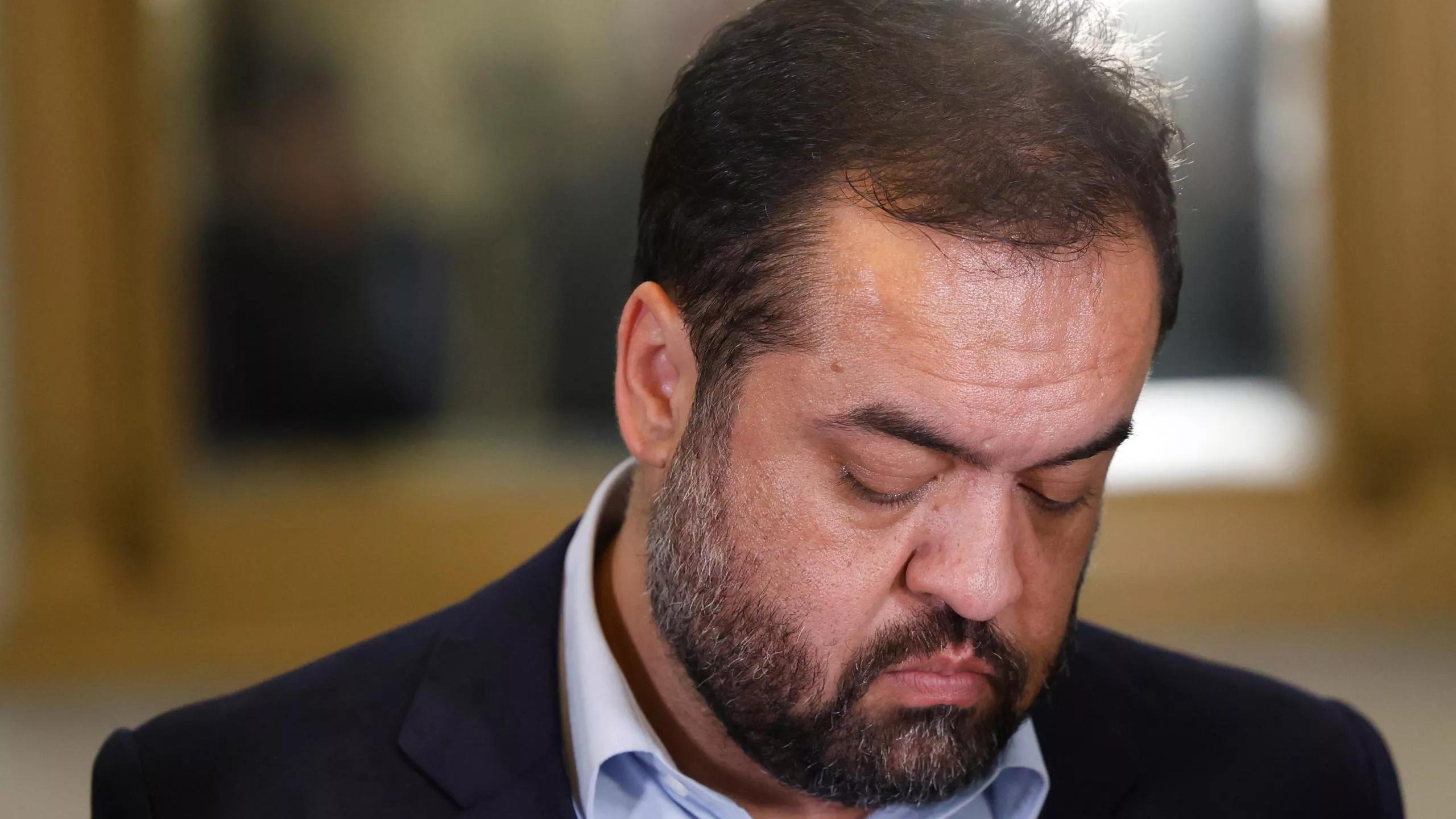 Rio de Janeiro (RJ) - 24/10/2024 - O governador do Rio, Cláudio Castro, fala à imprensa após a morte de três pessoas baleadas na Avenida Brasil, próximo do Complexo de Israel, onde acontecia uma operação da Polícia Militar, na Zona Norte Rio de Janeiro (RJ) - 24/10/2024 - O governador do Rio, Cláudio Castro, fala à imprensa após a morte de três pessoas baleadas na Avenida Brasil, próximo do Complexo de Israel, onde acontecia uma operação da Polícia Militar, na Zona Norte