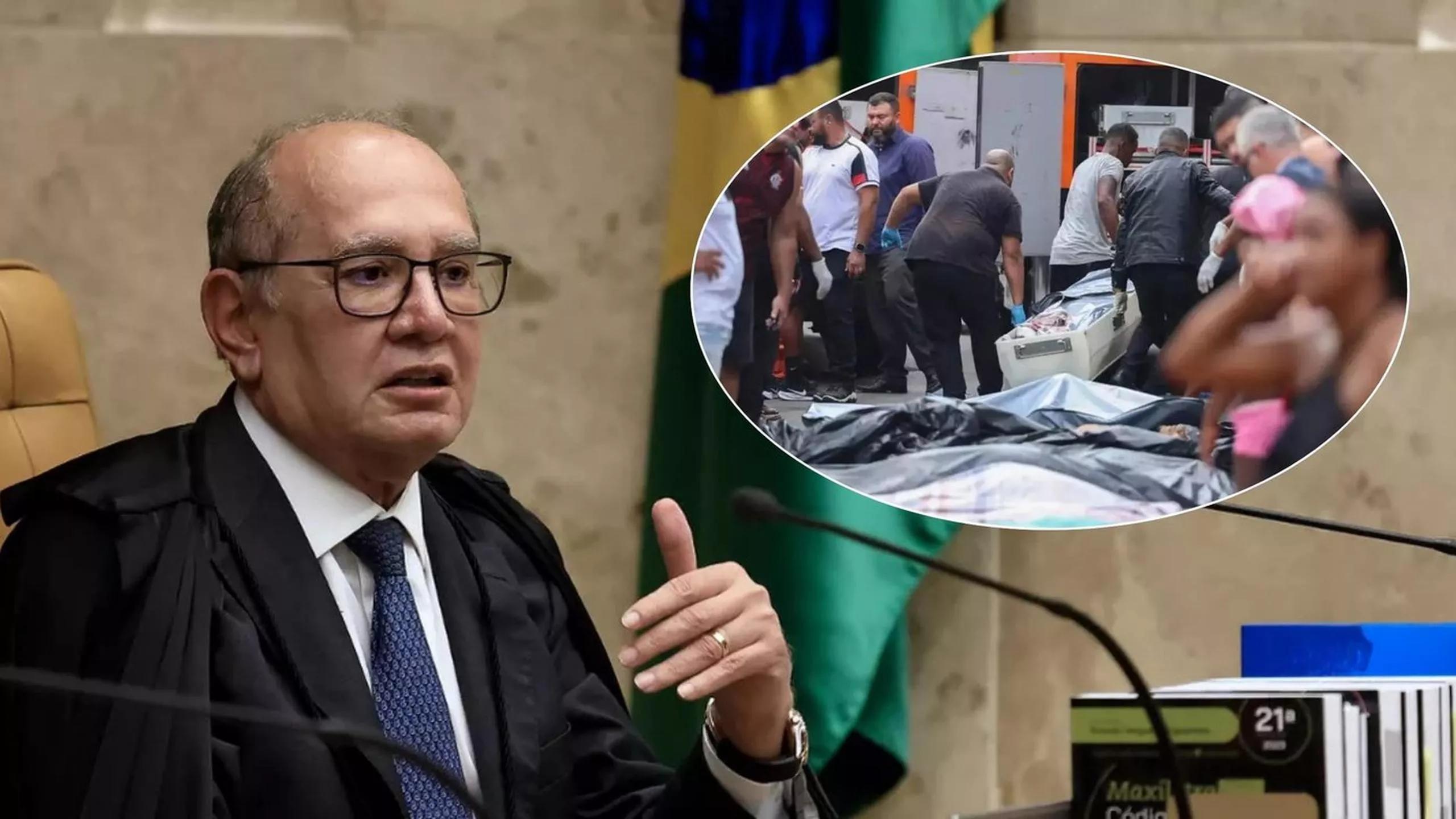 Gilmar reage à chacina do Rio: “favelas não podem ser campo de guerra”