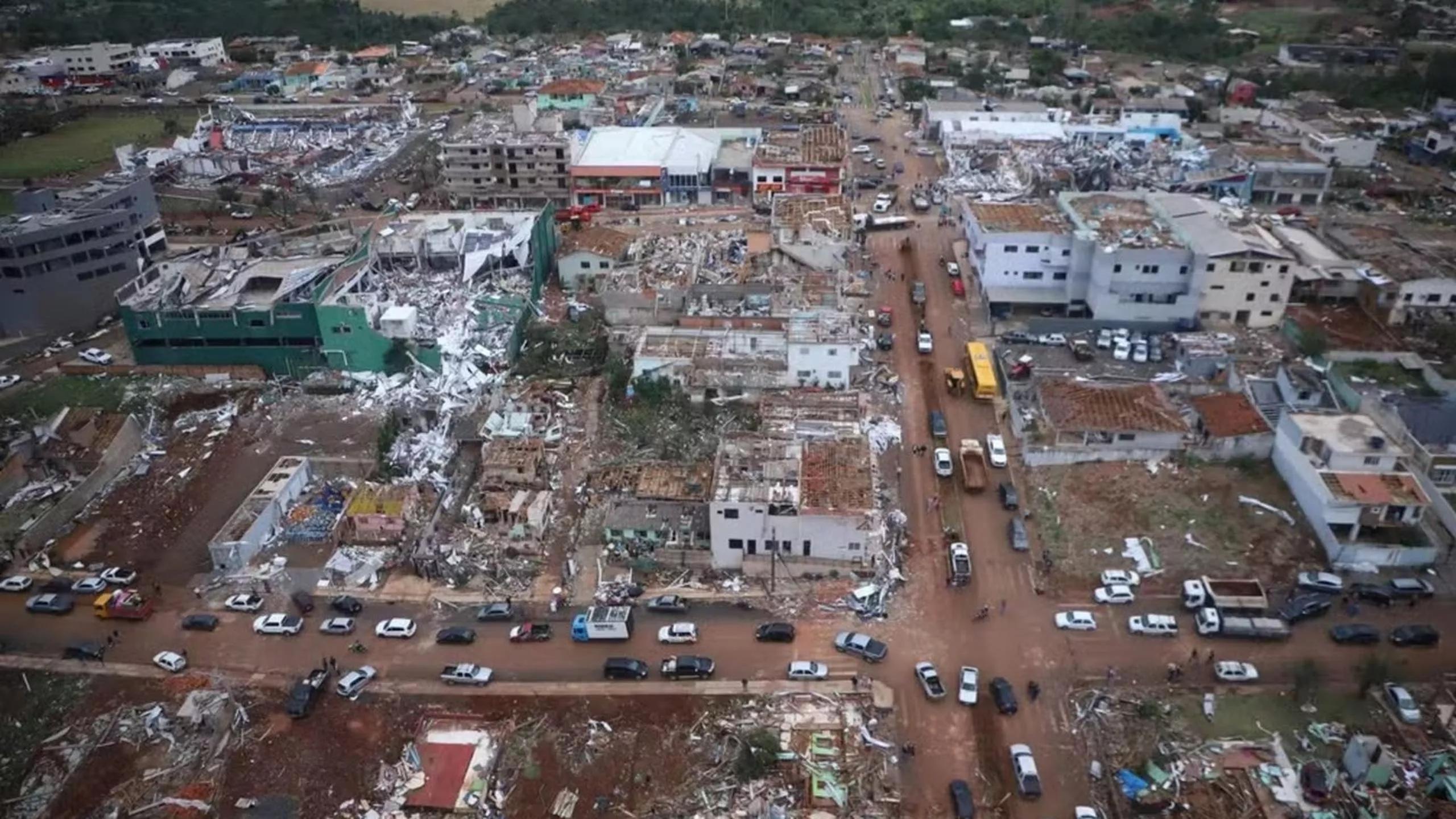 Imagens aéreas de Rio Bonito do Iguaçu, no Paraná Imagens aéreas de Rio Bonito do Iguaçu, no Paraná